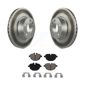 Rear Coated Disc Brake Rotors And Ceramic Pads Kit For BMW X3 X4 KGC-101751