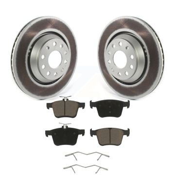Rear Coat Brake Rotors Ceramic Pad Kit For Volkswagen Atlas Audi Q3 Cross Sport Golf R S3 KGC-101758