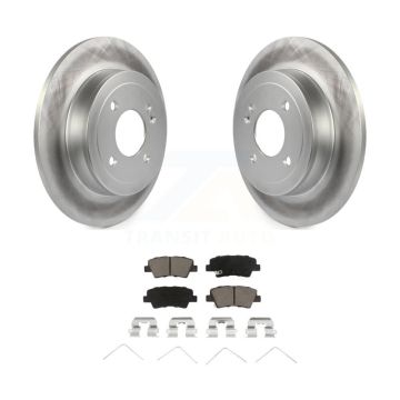 Rear Coated Disc Brake Rotors And Ceramic Pads Kit For Kia Rio Hyundai Accent KGC-101785