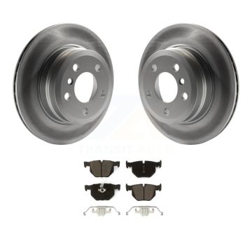 Rear Coated Disc Brake Rotors And Ceramic Pads Kit For BMW X5 X6 KGC-101789