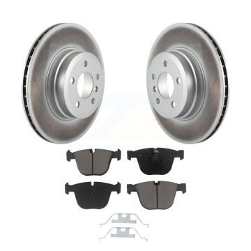 Rear Coated Disc Brake Rotors And Ceramic Pads Kit For BMW X5 X6 KGC-101790