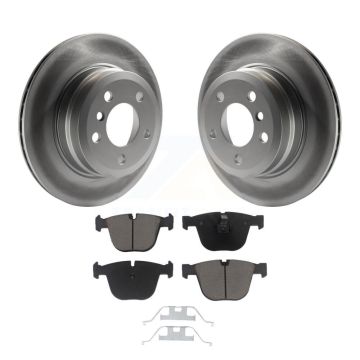 Rear Coated Disc Brake Rotors And Ceramic Pads Kit For 2009 BMW X6 xDrive35i From 10 08 KGC-101791