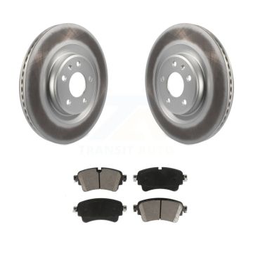 Rear Coated Brake Rotor Ceramic Pad Kit For Audi Q5 A4 Quattro A5 Sportback S5 allroad S4 KGC-101804