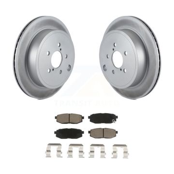 Rear Coat Brake Rotors Ceramic Pad Kit For Subaru Outback Legacy BRZ Scion FR-S Toyota 86 KGC-101811