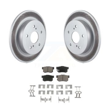 Rear Coated Disc Brake Rotors And Ceramic Pads Kit For Suzuki SX4 Crossover KGC-101816