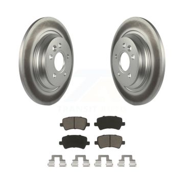 Rear Coated Disc Brake Rotor Ceramic Pad Kit For Volvo XC70 S60 V60 S80 Cross Country V70 KGC-101817