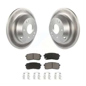 Rear Coated Disc Brake Rotors And Ceramic Pads Kit For 2015-2021 Kia Sedona KGC-101823