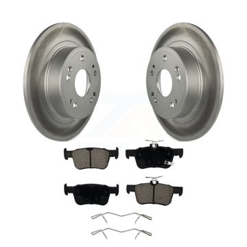Rear Coated Disc Brake Rotors And Ceramic Pads Kit For 2018-2022 Honda Accord KGC-101839