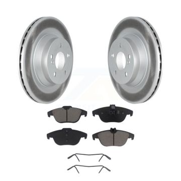 Rear Coated Disc Brake Rotors And Ceramic Pads Kit For Mercedes-Benz E550 KGC-101842