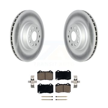 Rear Coated Disc Brake Rotors And Ceramic Pads Kit For Tesla X S KGC-101851