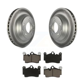 Rear Coat Disc Brake Rotor Ceramic Pad Kit For Audi Q7 Porsche Cayenne Volkswagen Touareg KGC-101856