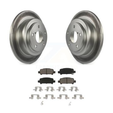 Rear Coated Disc Brake Rotors And Ceramic Pads Kit For Subaru Forester Impreza KGC-101857