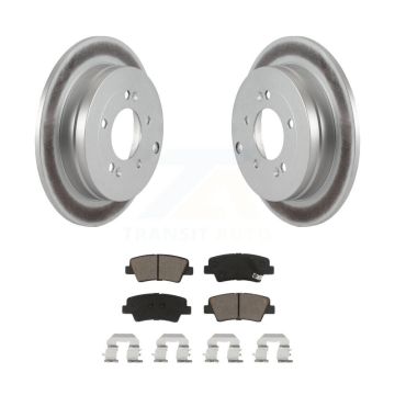 Rear Coated Disc Brake Rotors And Ceramic Pads Kit For Kia Amanti Hyundai Azera KGC-101860