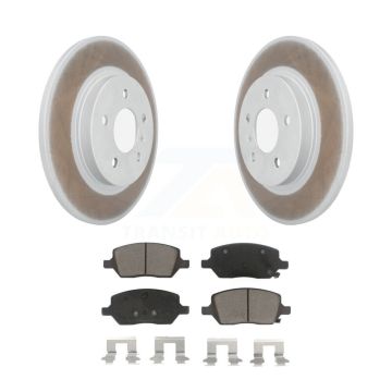 Rear Coat Brake Rotor Ceramic Pad Kit For Pontiac Montana Chevrolet Uplander Buick Saturn KGC-101865