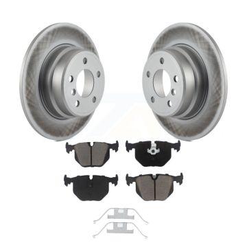 Rear Coated Disc Brake Rotors And Ceramic Pads Kit For BMW X5 KGC-101870