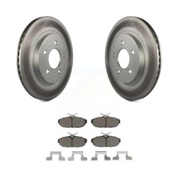 Rear Coated Disc Brake Rotors And Ceramic Pads Kit For Ford Mustang KGC-101871