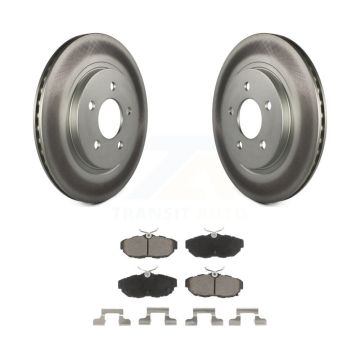 Rear Coated Disc Brake Rotors And Ceramic Pads Kit For Ford Mustang KGC-101872