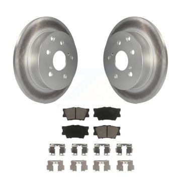 Rear Coated Disc Brake Rotors And Ceramic Pads Kit For Toyota RAV4 Lexus HS250h KGC-101876