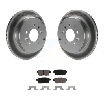 Rear Coated Disc Brake Rotors And Ceramic Pads Kit For Ford Edge Mazda CX-7 Lincoln MKX KGC-101886