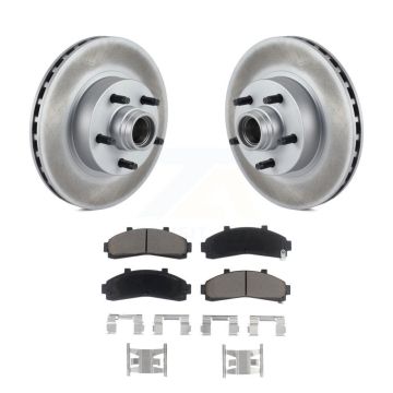 Front Coated Brake Rotor Ceramic Pad Kit For Ford Ranger Explorer Mazda B4000 B3000 B2300 KGC-102047