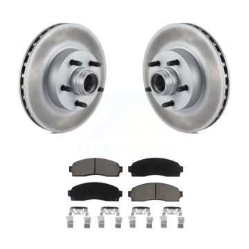 Front Coated Disc Brake Rotor Hub Ceramic Pad Kit For Ford Ranger Mazda B3000 B2300 B4000 KGC-102048