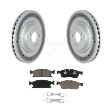 Front Coat Brake Rotors Ceramic Pad Kit For Mercedes-Benz ML350 GLE400 GLE350 ML400 ML250 KGC-102130