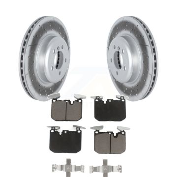 Front Coat Brake Rotor Ceramic Pad Kit For BMW 335i xDrive 435i 440i Gran Coupe 340i GT 3 KGC-102137