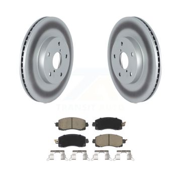 Front Coated Disc Brake Rotors And Ceramic Pads Kit For Subaru Forester KGC-102139