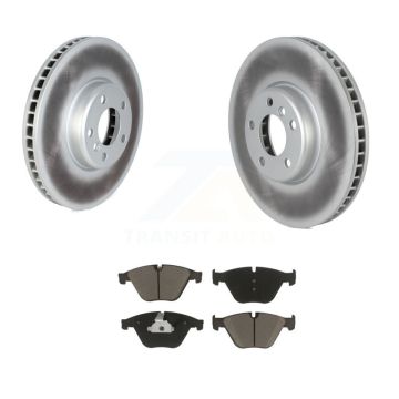 Front Coated Disc Brake Rotors And Ceramic Pads Kit For 2011-2013 BMW 535i KGC-102169