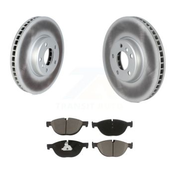 Front Coat Brake Rotors Ceramic Pad Kit For BMW 550i xDrive 650i Gran Coupe 535i GT 740Li KGC-102170