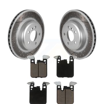 Rear Coat Brake Rotor Ceramic Pad Kit For BMW 328i xDrive 330i 335i 428i 435i 430i Gran 3 KGC-102171