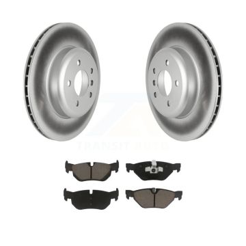 Rear Coat Brake Rotors Ceramic Pad Kit For BMW 328i xDrive With 345mm Diameter Rotor KGC-102178
