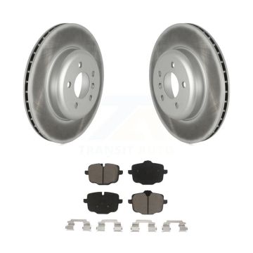 Rear Coated Brake Rotors Ceramic Pad Kit For BMW 550i xDrive 650i Gran Coupe 640i 535i B6 KGC-102185