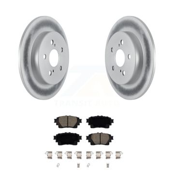 Rear Coated Disc Brake Rotors And Ceramic Pads Kit For Toyota Corolla KGC-102213