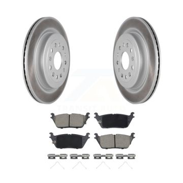 Rear Coated Disc Brake Rotors And Ceramic Pads Kit For Ram 1500 KGC-102216