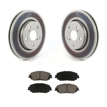 Front Coat Brake Rotors Ceramic Pad Kit For 19 Toyota C-HR Vehicles Manufactured In Japan KGC-102290