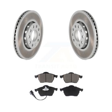 Front Coated Disc Brake Rotors And Ceramic Pads Kit For Audi A6 Quattro 100 KGC-102303