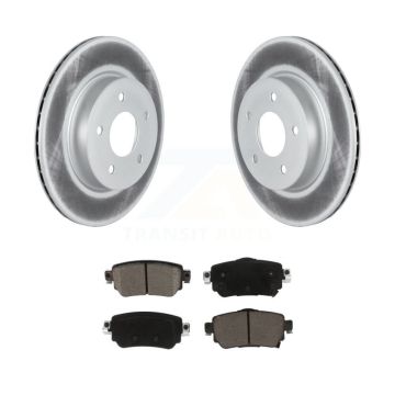 Rear Coated Disc Brake Rotors And Ceramic Pads Kit For Nissan Rogue Sport Qashqai LEAF KGC-102333