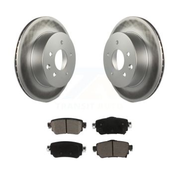 Rear Coat Brake Rotors Ceramic Pad Kit For Nissan Rogue Sport With Electric Parking KGC-102334