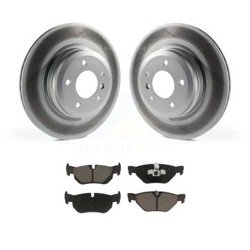 Rear Coat Brake Rotor Ceramic Pad Kit For BMW X1 xDrive28i With 336mm Diameter KGC-102336