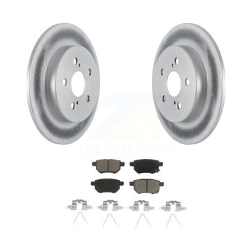 Rear Coated Brake Rotor Ceramic Pad Kit For Toyota Corolla 2.0L With Manual Parking KGC-102387