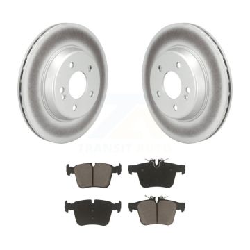 Rear Coated Disc Brake Rotors And Ceramic Pads Kit For Mercedes-Benz C300 C400 C350e KGC-102388