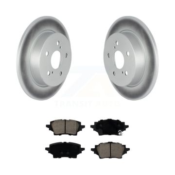 Rear Coated Disc Brake Rotors And Ceramic Pads Kit For Toyota C-HR KGC-102426