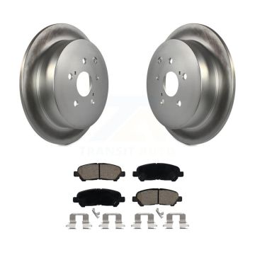Rear Coated Disc Brake Rotors And Ceramic Pads Kit For Toyota Highlander KGC-102429