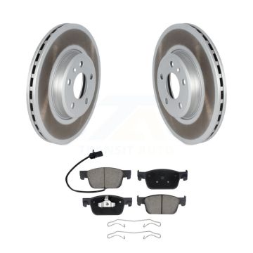 Front Coated Disc Brake Rotor Ceramic Pad Kit For Audi A4 With 314mm Diameter KGC-102458