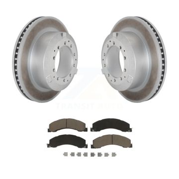 Rear Coat Brake Rotor Ceramic Pad Kit For Ram Dodge Sterling Truck 4500 5500 Bullet 45 55 KGC-102480
