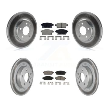 Front Rear Coat Brake Rotor Ceramic Pad Kit For Chevrolet Cruze Buick Verano Orlando Volt KGC-102506