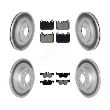 Front Rear Coat Brake Rotors Ceramic Pad Kit For Mini Cooper Clubman S With Sport Package KGC-102533