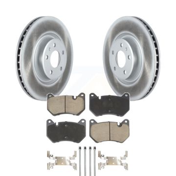 Front Coated Disc Brake Rotors And Ceramic Pads Kit For Audi Q5 Sportback KGC-102554