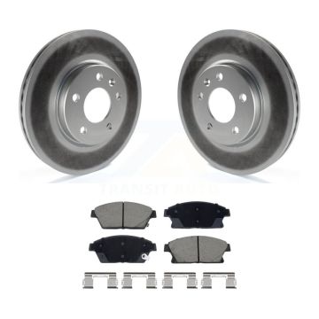 Front Coat Disc Brake Rotor Ceramic Pad Kit For Chevrolet Cruze Buick Verano Orlando Volt KGC-102563